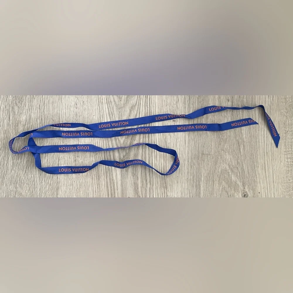Louis Vuitton Blue and Orange Gift Ribbon